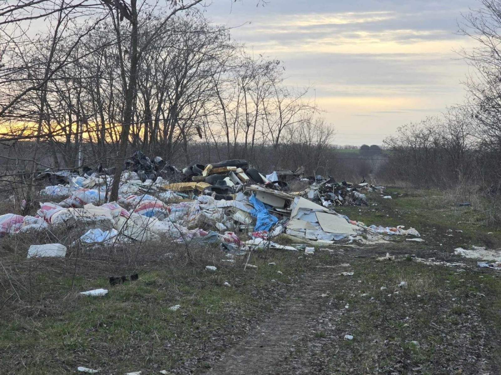 Vadásztársaság is csatlakozott az illegálisan lerakott hulladék felszámolásához