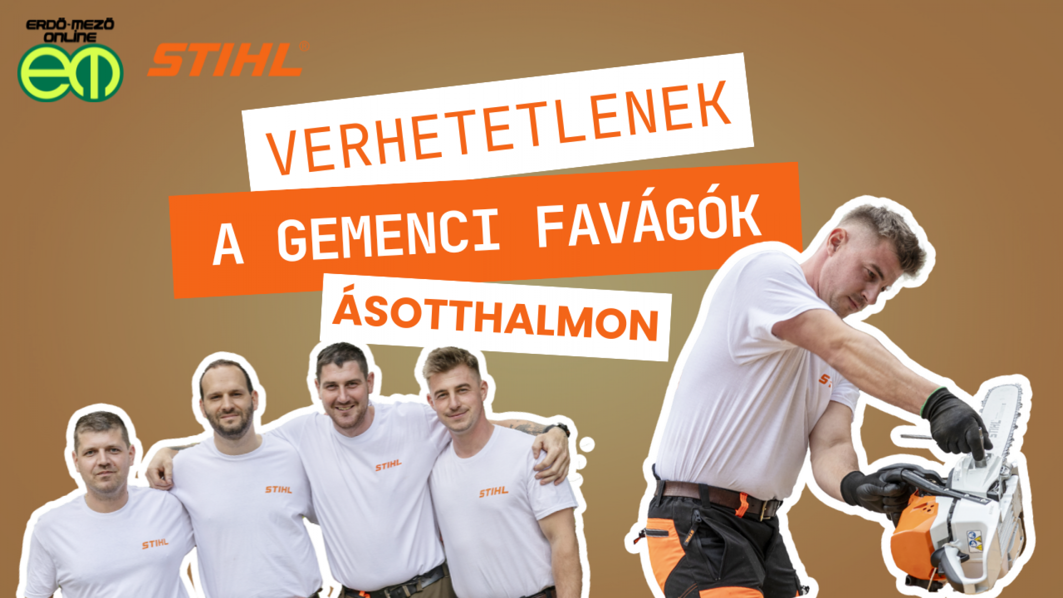 VIDEÓ: Ezúttal is verhetetlenek voltak a gemenci favágók Ásotthalmon