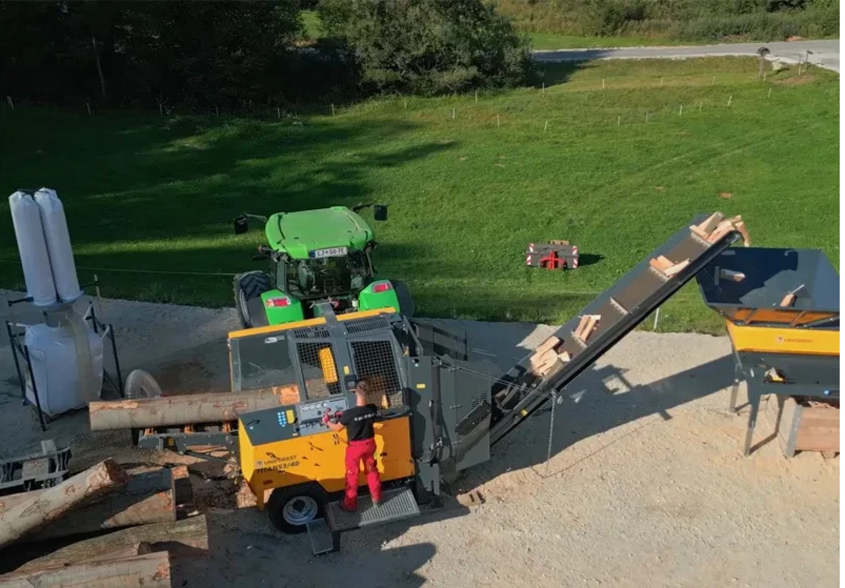 Nagy kapacitású tűzifa-feldolgozó gépet keres? A TITÁN biztos választás!