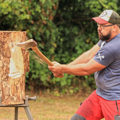 STIHL Timbersports bemutató Ropolypusztán