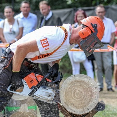 VIDEÓ – Az ország legjobb fakitermelői Soponyán vágták a fát