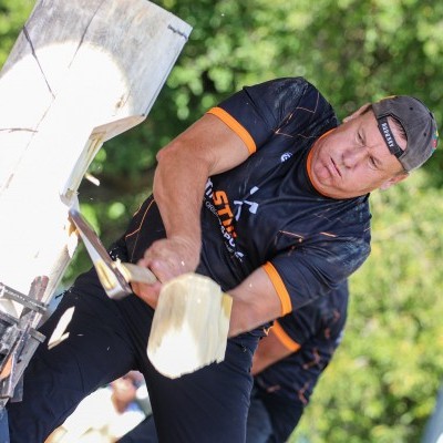 Hatalmas meglepetés: Bozsó Zoltán a csúcson, Strúbel Bence harmadik (STIHL Timbersports 2023)