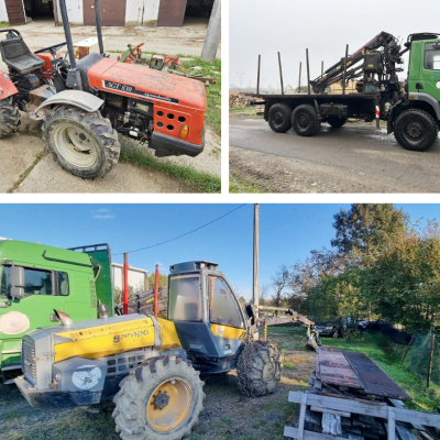 Traktor, Rába, villásmarkoló - ÁRVERÉST TART A ZALAERDŐ